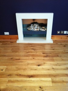 Oak wood flooring for a repeat customer in Shawlands