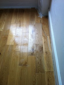 Vintage distressed flooring
