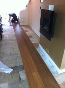 Wood flooring fitters