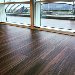 Fitting Moduleo Luxury Vinyl for STV Studios!