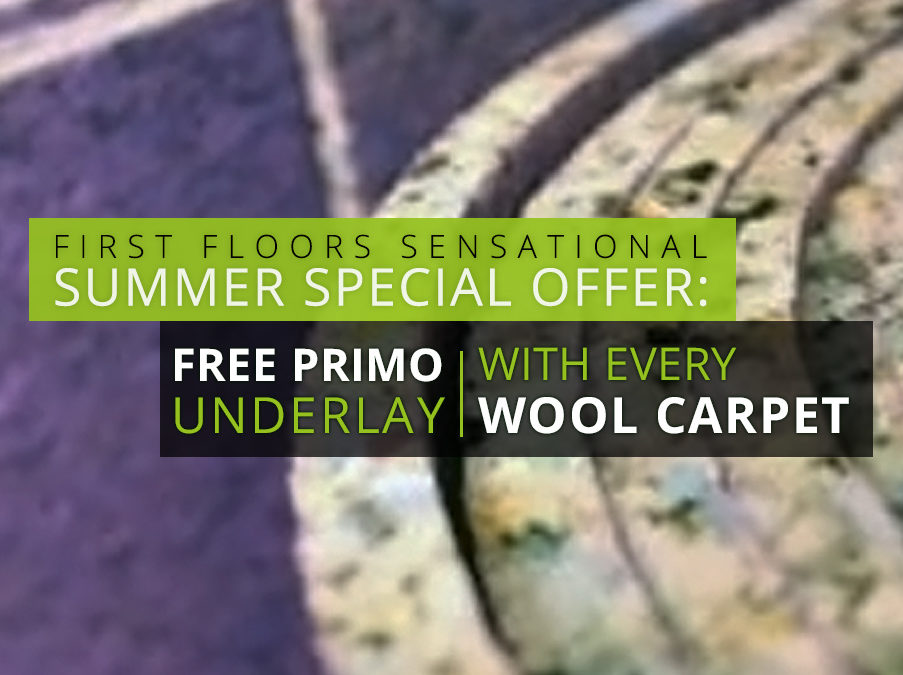 FREE Primo Underlay with Every Wool & Wool Mix Carpet